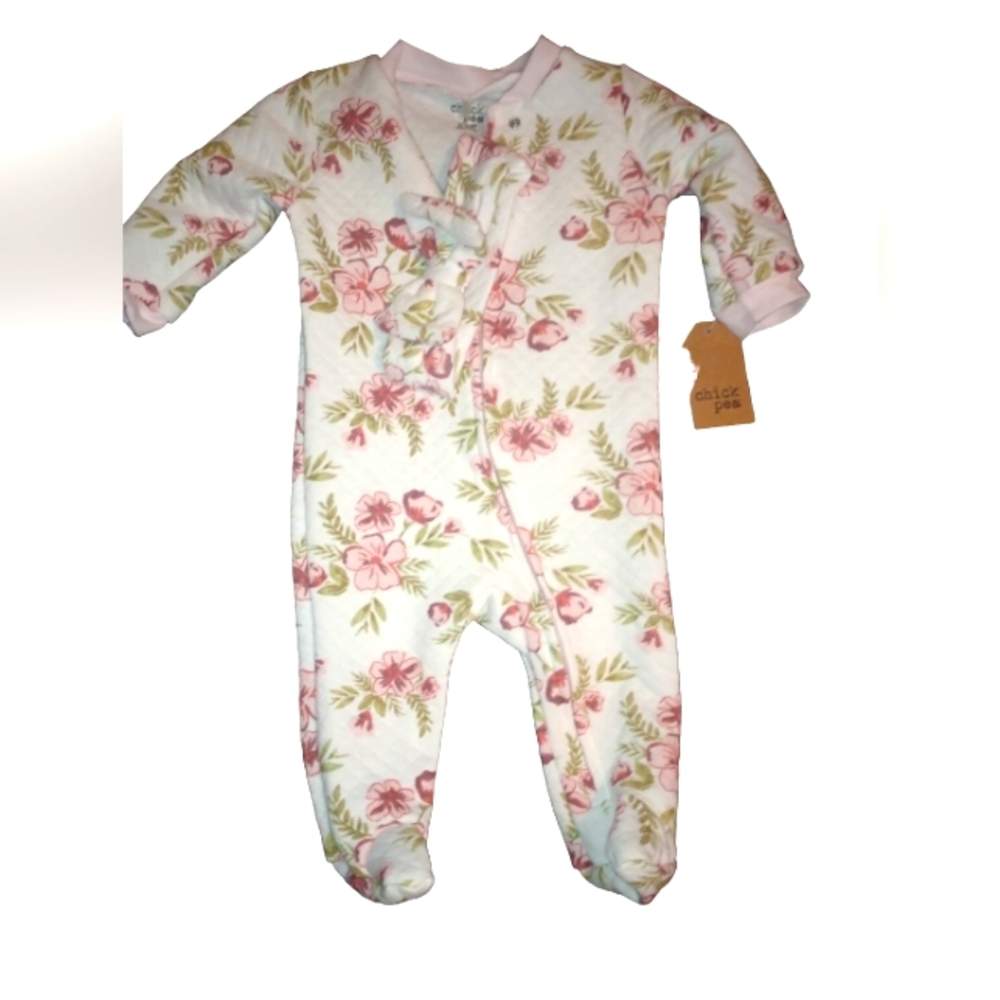 Pink floral baby girls set 6-9 months